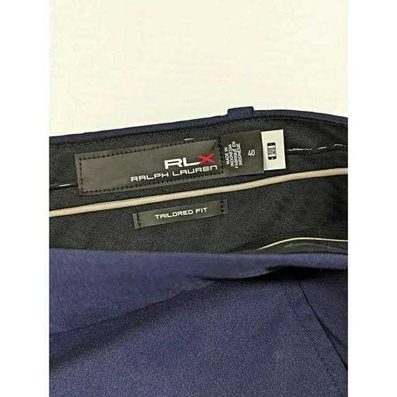 RLX Ralph Lauren Golf Men's Tailored Fit Performance Shorts Refined Navy Size 40 - Picture 6 of 9